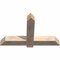 Ekena Millwork Eugene Smooth Timber Gable Bracket, Douglas Fir, 48"W x 30"H x 5 1/2"D x 5 1/2"F, 15/12 Pitch GBW048X30X0606EUG00SDF - alternate 4